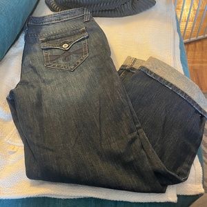 U.S. Polo  Assn. 3/4 Length Cuffed Jeans Size 10